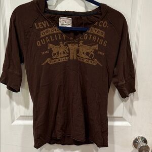 Levi's Brown Short Sleeve Tee